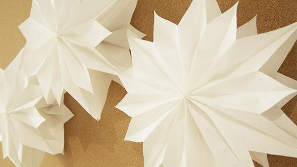 Paper Bag Snowflakes »